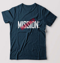 Load image into Gallery viewer, Mission Impossible (MI) T-Shirt for Men-Petrol Blue-Ektarfa.online
