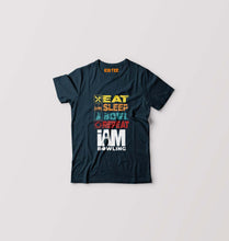 Load image into Gallery viewer, Bowling Kids T-Shirt for Boy/Girl-Petrol Blue-Ektarfa.online

