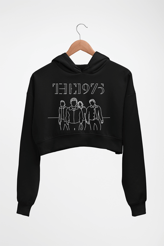 The 1975 Crop HOODIE FOR WOMEN-Black-Ektarfa.online