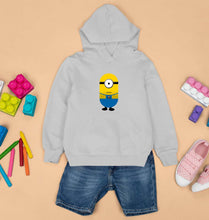 Load image into Gallery viewer, Minion Dispicable me Kids Hoodie for Boy/Girl-Grey-Ektarfa.online
