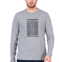 Load image into Gallery viewer, Joy Division Full Sleeves T-Shirt for Men-Grey Melange-Ektarfa.online
