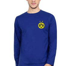 Load image into Gallery viewer, Borussia Dortmund Full Sleeves T-Shirt for Men-Royal Blue-Ektarfa.online

