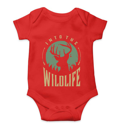 Deer Kids Romper For Baby Boy/Girl-Red-Ektarfa.online