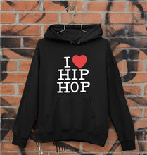 Load image into Gallery viewer, I Love Hip Hop Unisex Hoodie for Men/Women-Black-Ektarfa.online
