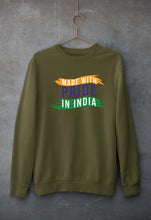 Load image into Gallery viewer, Made in India Unisex Sweatshirt for Men/Women-Olive Green-Ektarfa.online
