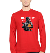 Load image into Gallery viewer, Call of Duty (COD) Full Sleeves T-Shirt for Men-Red-Ektarfa.online
