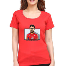 Load image into Gallery viewer, Ravichandran Ashwin T-Shirt for Women-Red-Ektarfa.online
