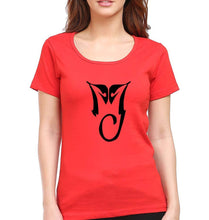 Load image into Gallery viewer, Michael Jackson (MJ) T-Shirt for Women-XS(32 Inches)-Red-Ektarfa.online
