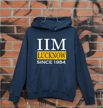 Load image into Gallery viewer, IIM Lucknow Unisex Hoodie for Men/Women-S(40 Inches)-Navy Blue-Ektarfa.online
