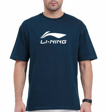 Load image into Gallery viewer, Li-Ning Oversized T-Shirt for Men-Petrol Blue-Ektarfa.online
