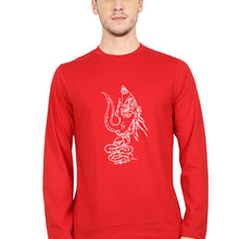 Load image into Gallery viewer, Mahakal Mahadev Bholenath Shiva Shivji Full Sleeves T-Shirt for Men-Red-Ektarfa.online
