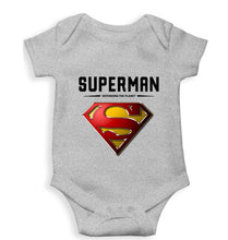 Load image into Gallery viewer, Superman Superhero Kids Romper For Baby Boy/Girl-0-5 Months(18 Inches)-Grey-Ektarfa.online
