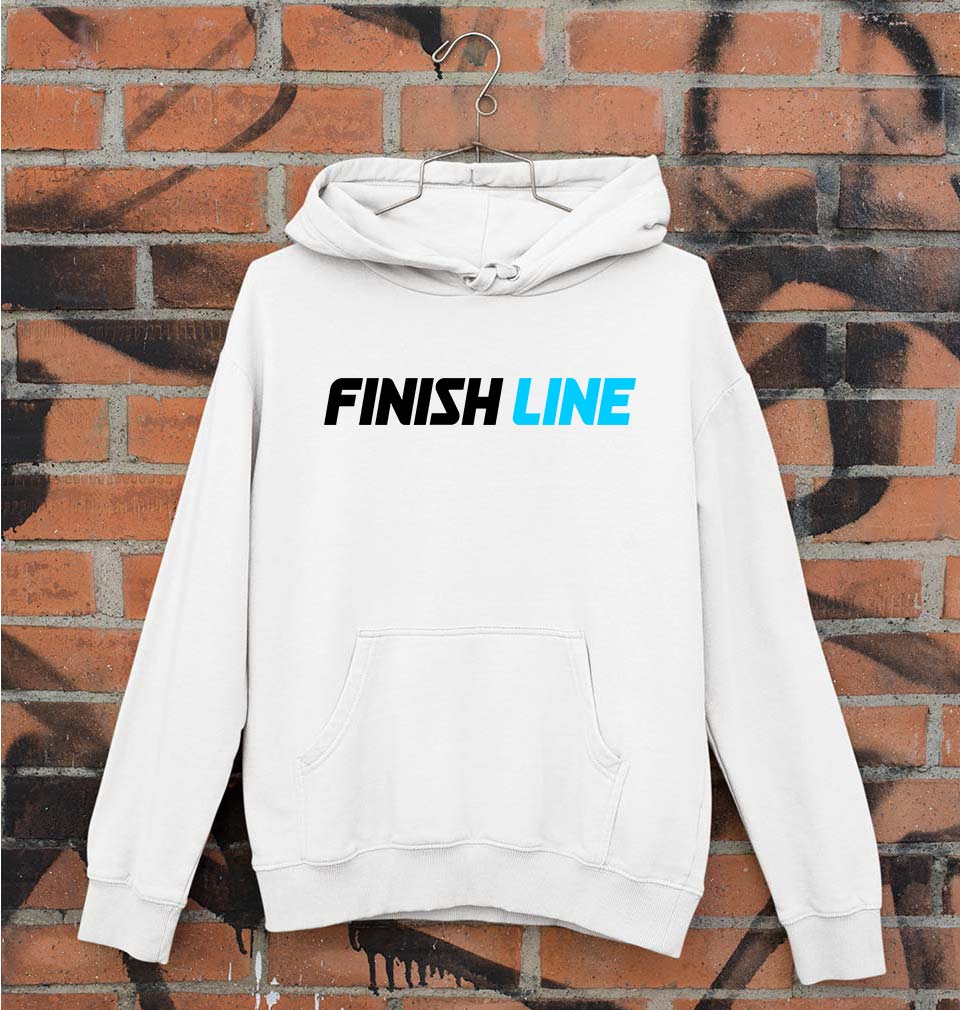 Finish Line Unisex Hoodie for Men/Women-White-Ektarfa.online