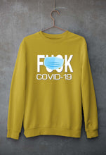 Load image into Gallery viewer, Covid 19 Unisex Sweatshirt for Men/Women-Mustard Yellow-Ektarfa.online
