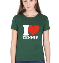 Load image into Gallery viewer, I Love Tennis T-Shirt for Women
