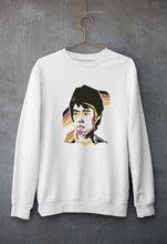 Load image into Gallery viewer, Bruce Lee Unisex Sweatshirt for Men/Women-S(40 Inches)-White-Ektarfa.online
