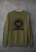 Load image into Gallery viewer, Magnetic fields Unisex Sweatshirt for Men/Women-S(40 Inches)-Olive Green-Ektarfa.online
