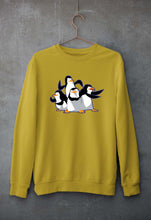 Load image into Gallery viewer, Penguins of Madagascar Unisex Sweatshirt for Men/Women-Mustard Yellow-Ektarfa.online
