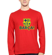 Load image into Gallery viewer, FCB Full Sleeves T-Shirt for Men-Red-Ektarfa.online

