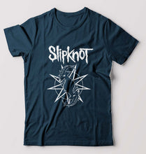 Load image into Gallery viewer, Slipknot T-Shirt for Men-S(38 Inches)-Petrol Blue-Ektarfa.online
