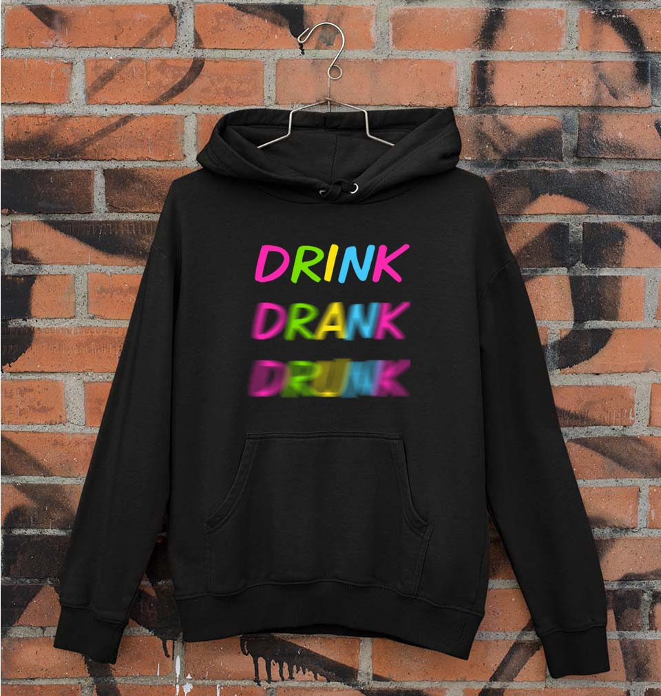 Drink Alcoholic Unisex Hoodie for Men/Women-Black-Ektarfa.online