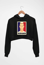 Load image into Gallery viewer, Zidane Crop HOODIE FOR WOMEN-Black-Ektarfa.online
