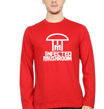 Load image into Gallery viewer, Infected Mushroom Full Sleeves T-Shirt for Men-Red-Ektarfa.online
