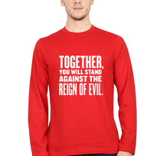 Load image into Gallery viewer, Reign-of-evil Full Sleeves T-Shirt for Men-Red-Ektarfa.online
