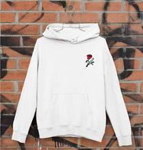Load image into Gallery viewer, Rose &amp; Knife Unisex Hoodie for Men/Women-S(40 Inches)-White-Ektarfa.online
