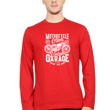 Load image into Gallery viewer, Motorcycle Full Sleeves T-Shirt for Men-Red-Ektarfa.online
