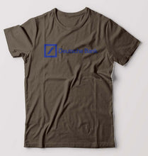 Load image into Gallery viewer, Deutsche Bank T-Shirt for Men-S(38 Inches)-Olive Green-Ektarfa.online

