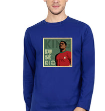Load image into Gallery viewer, Eusébio Full Sleeves T-Shirt for Men-S(38 Inches)-Royal Blue-Ektarfa.online
