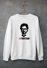 Load image into Gallery viewer, Money Heist The Professor Unisex Sweatshirt for Men/Women-White-Ektarfa.online
