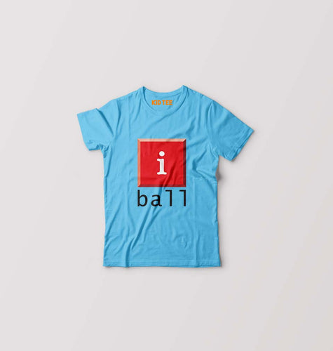 I Ball Kids T-Shirt for Boy/Girl-Light Blue-Ektarfa.online