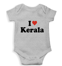 Load image into Gallery viewer, I Love Kerala Kids Romper For Baby Boy/Girl-0-5 Months(18 Inches)-Grey-Ektarfa.online
