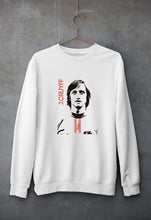 Load image into Gallery viewer, Johan Cruyff Unisex Sweatshirt for Men/Women-S(40 Inches)-White-Ektarfa.online
