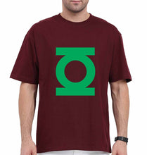 Load image into Gallery viewer, Green Lantern Superhero Oversized T-Shirt for Men-Maroon-Ektarfa.online
