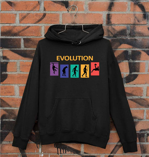 Evolution Football Unisex Hoodie for Men/Women-S(40 Inches)-Black-Ektarfa.online