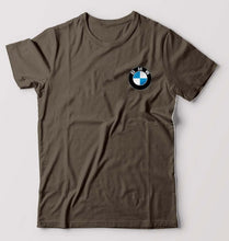 Load image into Gallery viewer, BMW T-Shirt for Men-S(38 Inches)-Olive Green-Ektarfa.online
