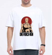 Load image into Gallery viewer, One-Punch Man Oversized T-Shirt for Men-White-Ektarfa.online
