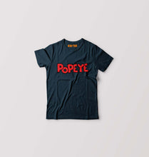 Load image into Gallery viewer, Popeye Kids T-Shirt for Boy/Girl-0-1 Year(20 Inches)-Petrol Blue-Ektarfa.online
