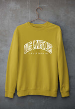 Load image into Gallery viewer, Varsity Los Angeles Unisex Sweatshirt for Men/Women-Mustard Yellow-Ektarfa.online
