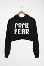 Load image into Gallery viewer, Stone Cold Steve Austin (WWE) Crop HOODIE FOR WOMEN-Black-Ektarfa.online
