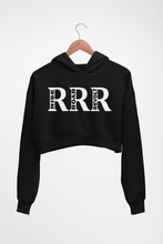 Load image into Gallery viewer, RRR Crop HOODIE FOR WOMEN-Black-Ektarfa.online
