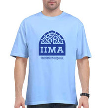 Load image into Gallery viewer, IIMA Ahmedabad Oversized T-Shirt for Men-Baby Blue-Ektarfa.online
