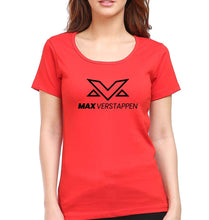 Load image into Gallery viewer, Max Verstappen T-Shirt for Women-XS(32 Inches)-Red-Ektarfa.online
