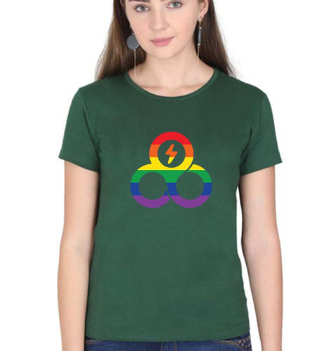 Trifecta T-Shirt for Women-Dark Green-Ektarfa.online