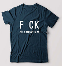 Load image into Gallery viewer, Naughty Offensive T-Shirt for Men-Petrol Blue-Ektarfa.online
