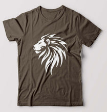 Load image into Gallery viewer, Lion T-Shirt for Men-Olive Green-Ektarfa.online
