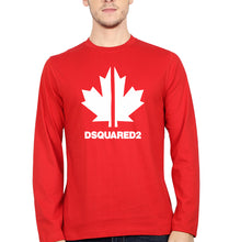 Load image into Gallery viewer, DSQUARED2 Full Sleeves T-Shirt for Men-Red-Ektarfa.online

